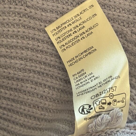 Anthropologie Purple Dolman Sleeve Sweater Dress - Picture 5 of 5